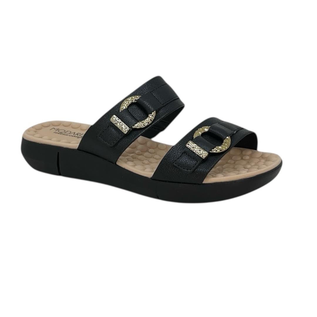 TAMANCO MODARE FEMININO FLATFORM CASUAL 7142.142 PRETO Preto 2