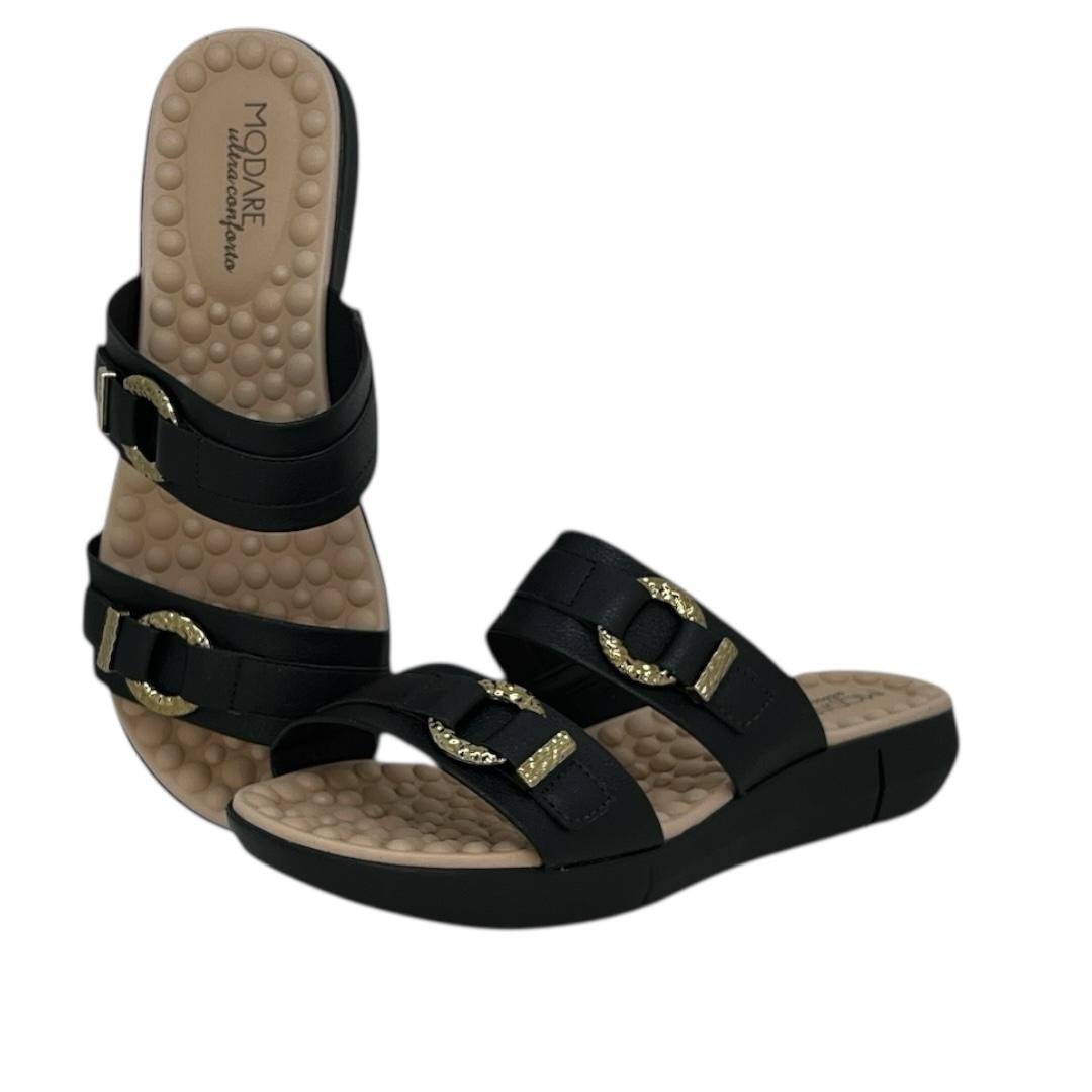 TAMANCO MODARE FEMININO FLATFORM CASUAL 7142.142 PRETO Preto 3