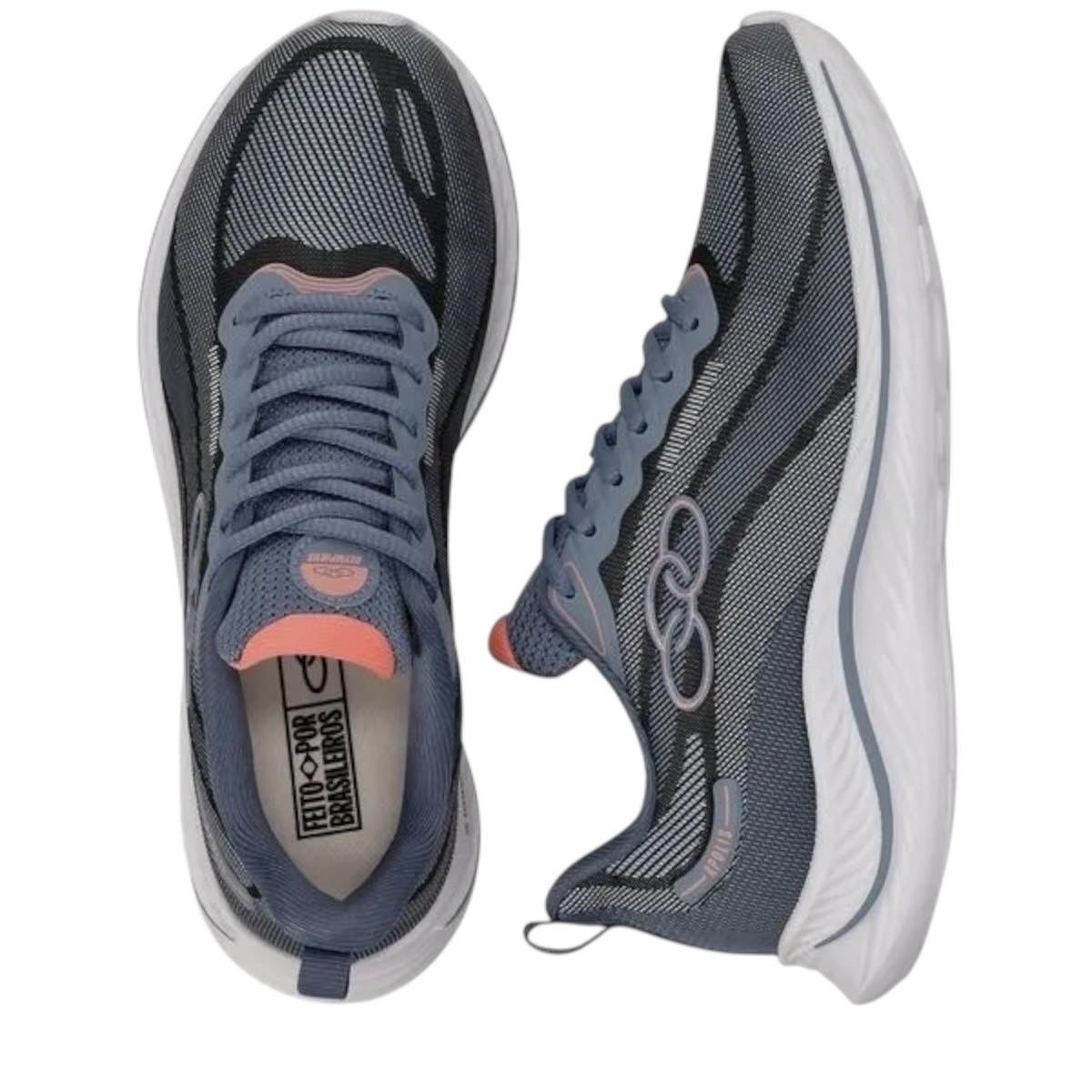 TENIS OLYMPIKUS FEMININO RUNNING APOLIS AZUL Azul 3