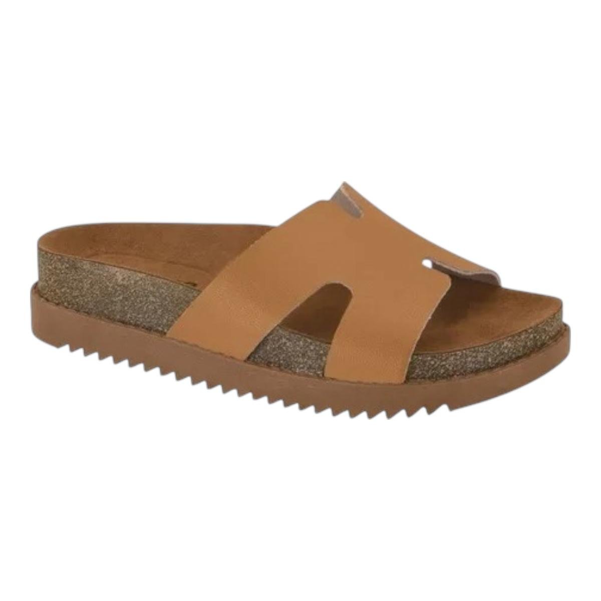 TAMANCO MOLECA FEMININO FLATFORM CASUAL 5500.100 CARAMELO Caramelo 2