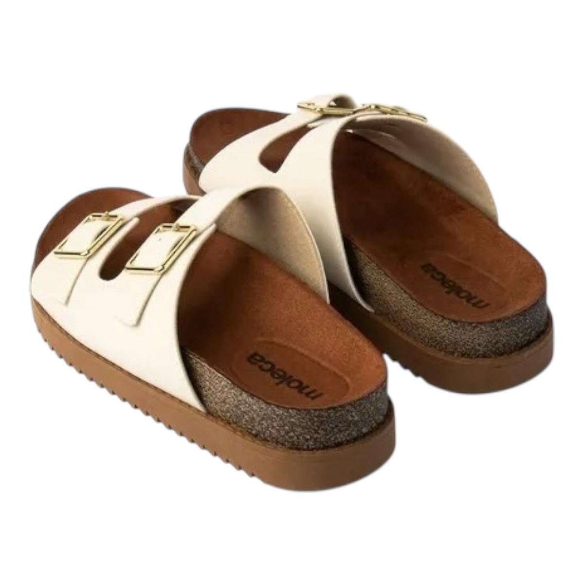 TAMANCO MOLECA FEMININO FLATFORM CASUAL 5500.105 OFF WHITE Off White 5