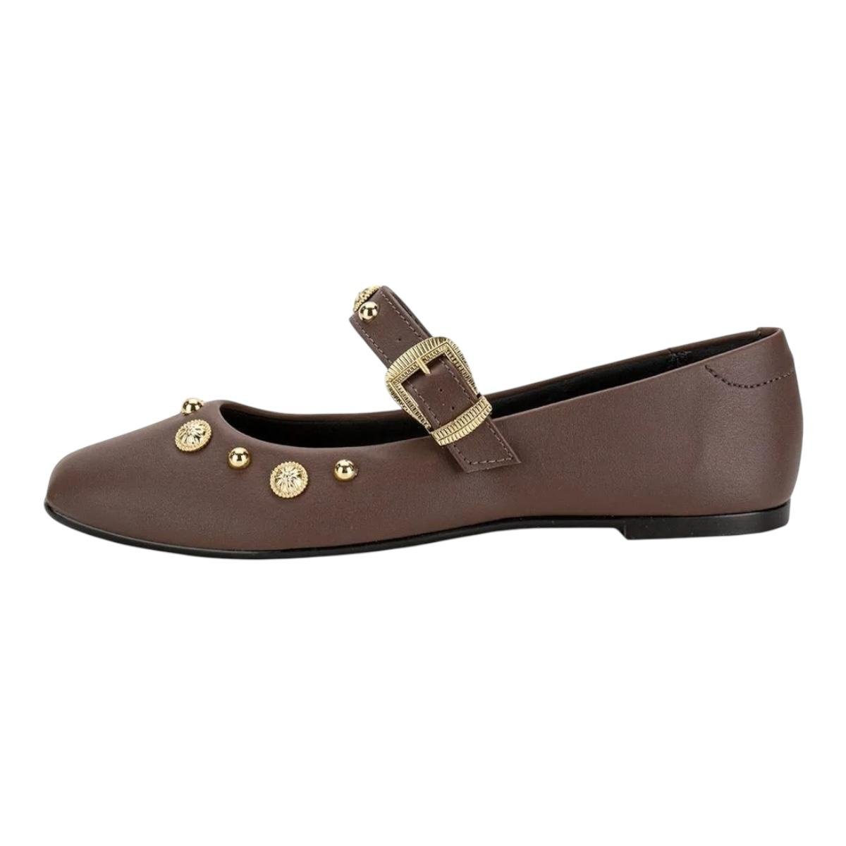 SAPATILHA MOLECA FEMININA FLAT CASUAL 5824.104 MARROM