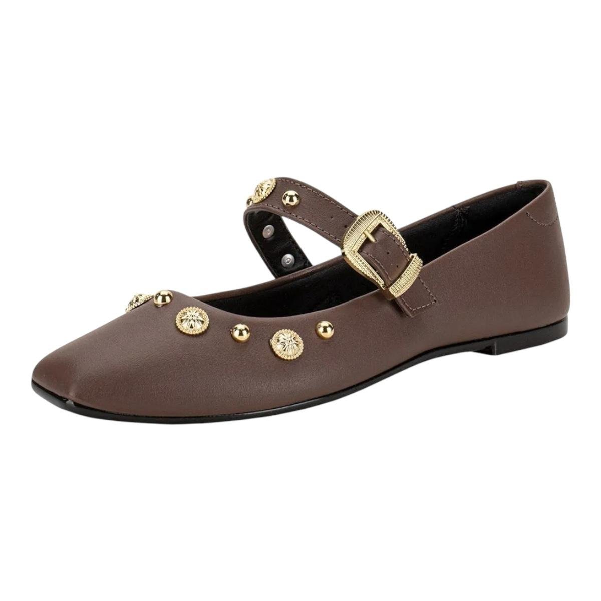 SAPATILHA MOLECA FEMININA FLAT CASUAL 5824.104 MARROM Marrom 2