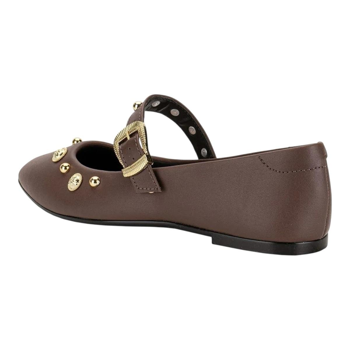 SAPATILHA MOLECA FEMININA FLAT CASUAL 5824.104 MARROM Marrom 5