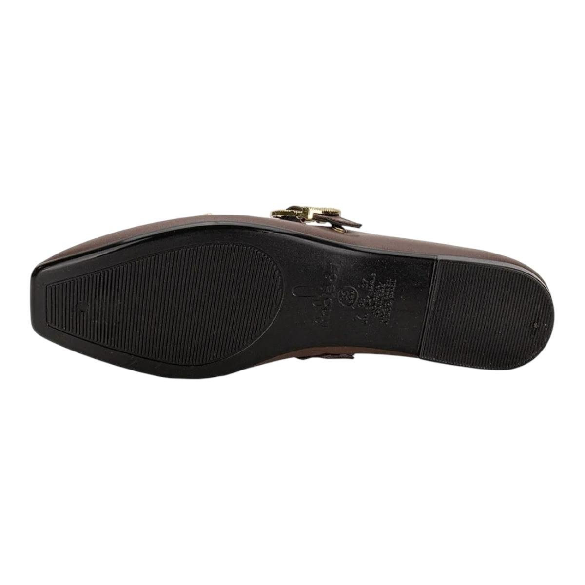 SAPATILHA MOLECA FEMININA FLAT CASUAL 5824.104 MARROM Marrom 4