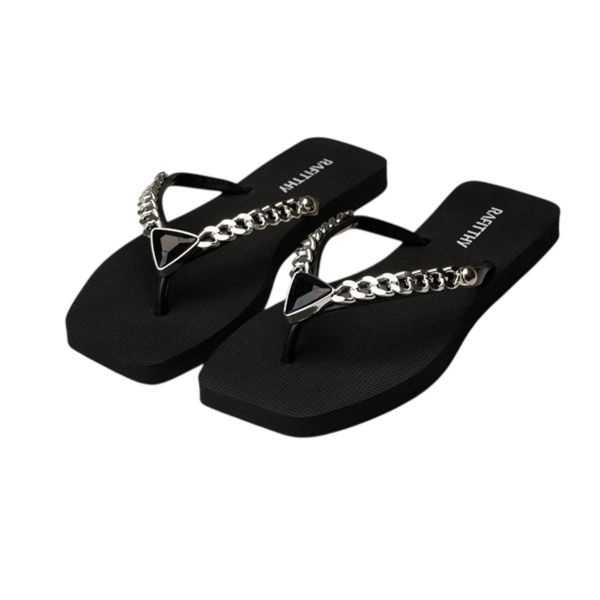 CHINELO RAFITTHY FEMININO PRECIOUS CHARM CASUAL 249.15400 PRETO Preto 2