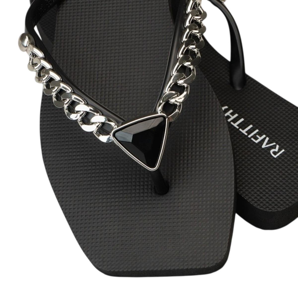 CHINELO RAFITTHY FEMININO PRECIOUS CHARM CASUAL 249.15400 PRETO Preto 3