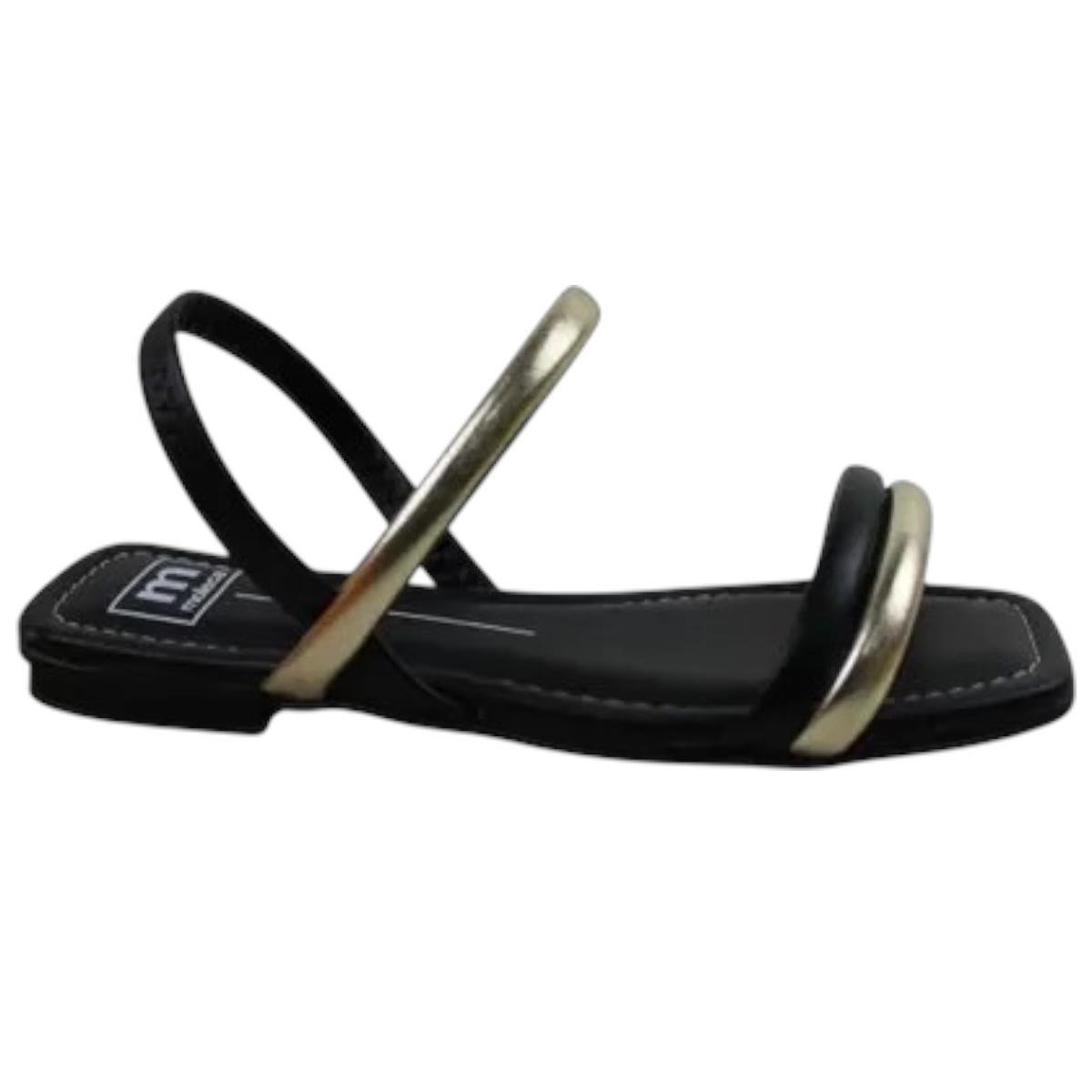 SANDALIA MOLECA FEMININA RASTEIRA CASUAL 5462.111 DOURADO