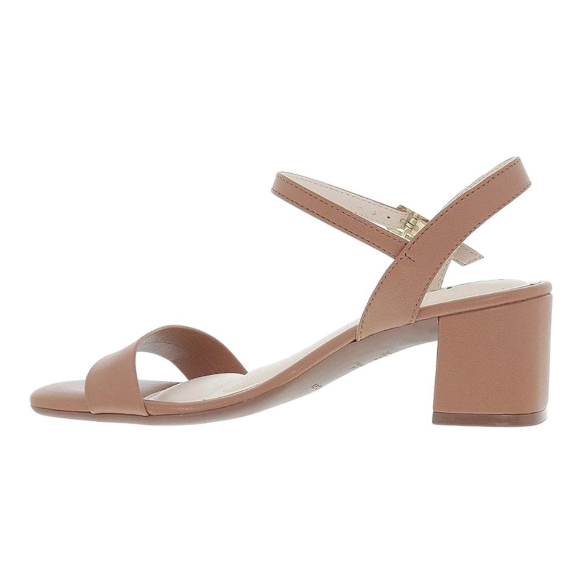 SANDALIA MOLECA FEMININA SALTO BLOCO CASUAL 5496.101 CARAMELO Nude 2