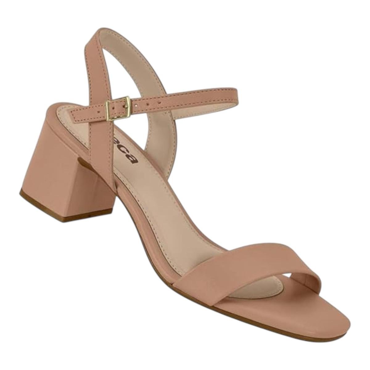 SANDALIA MOLECA FEMININA SALTO BLOCO CASUAL 5496.101 NUDE Nude 2