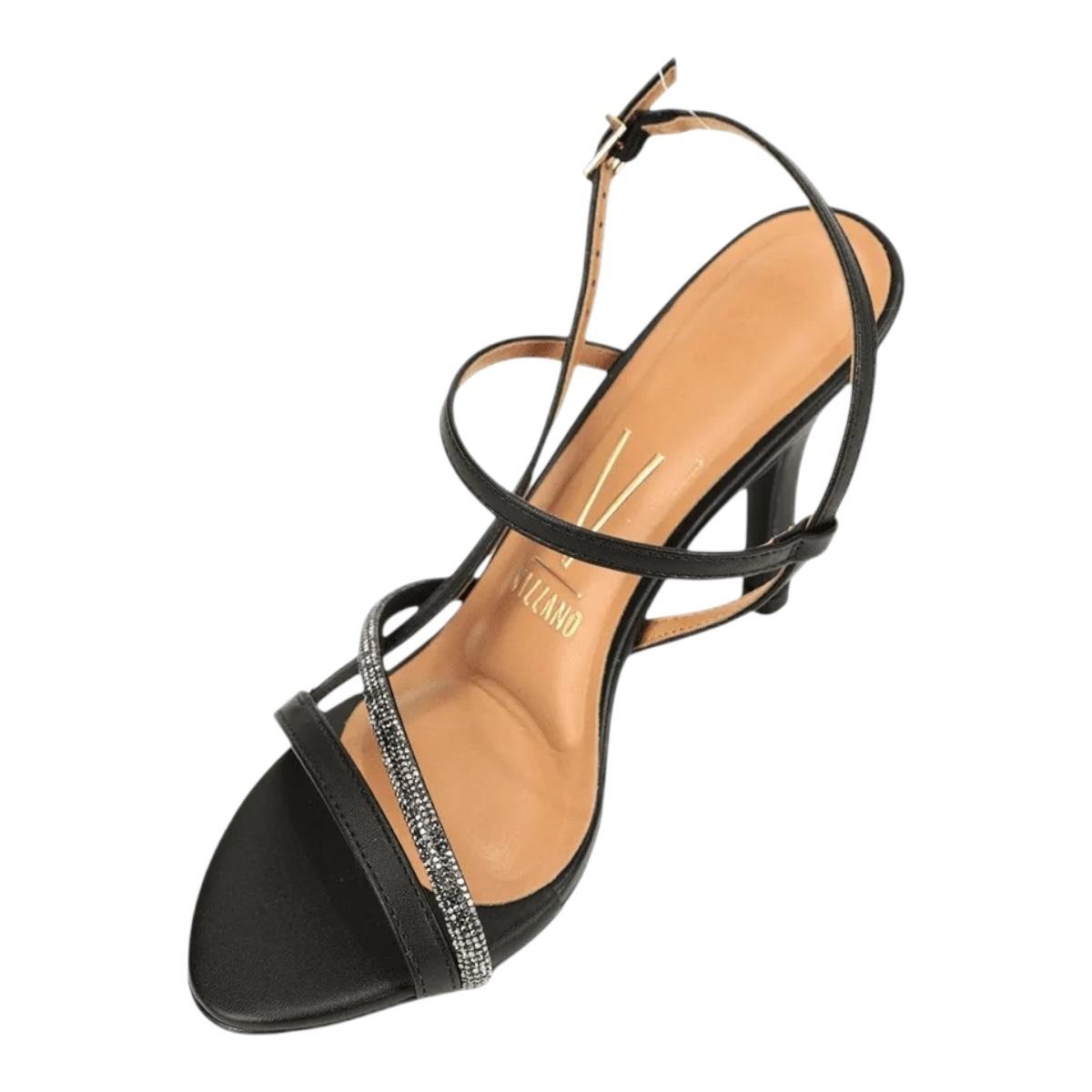 SANDALIA VIZZANO FEMININA SALTO ALTO CASUAL 6249.1012 PRETO Preto 3