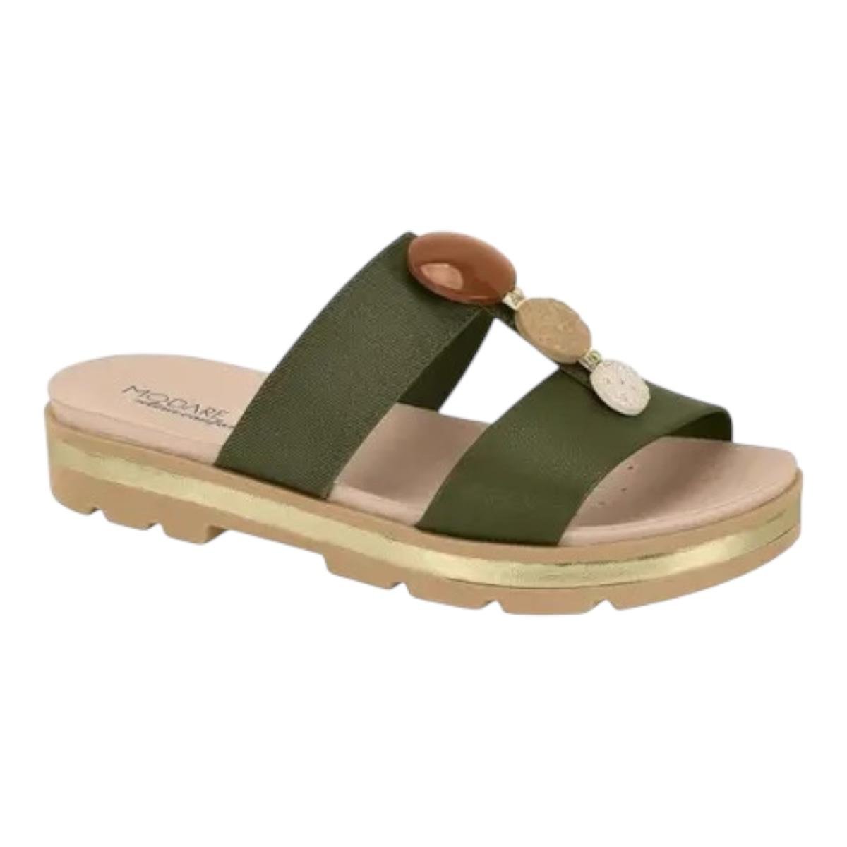 TAMANCO MODARE FEMININO FLATFORM CASUAL 7132.138 VERDE