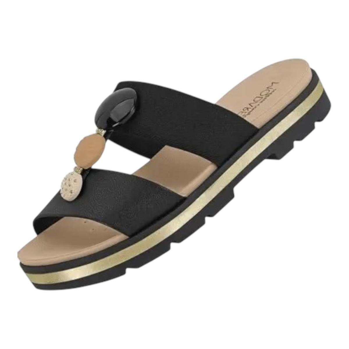 TAMANCO MODARE FEMININO FLATFORM CASUAL 7132.138 PRETO Preto 3