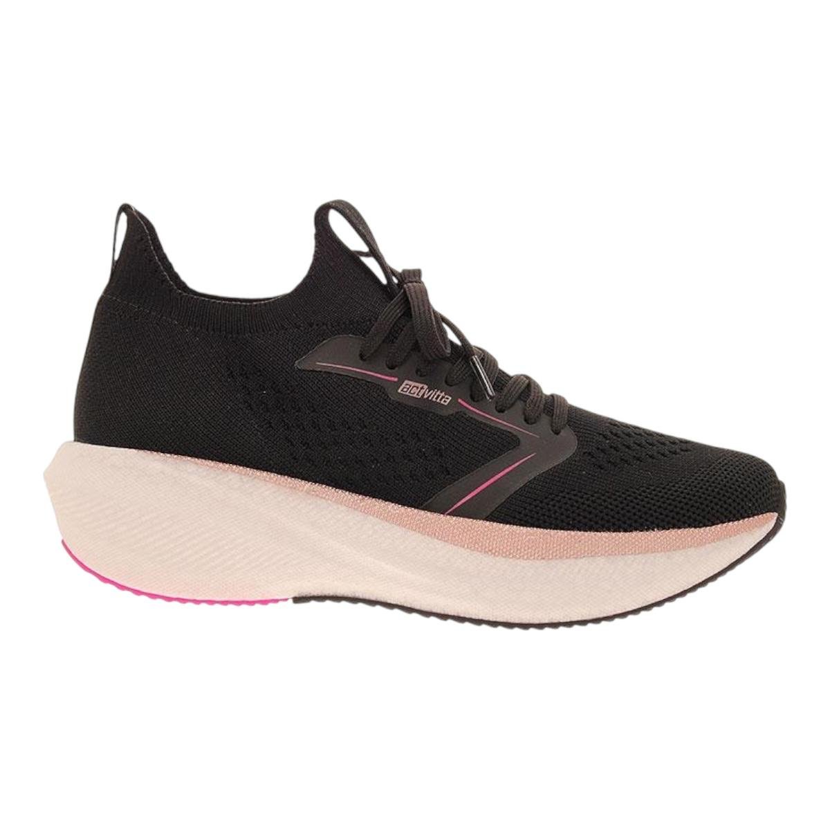 TENIS ACTVITTA FEMININO RUNNING CONFORTO 4849.202 PRETO