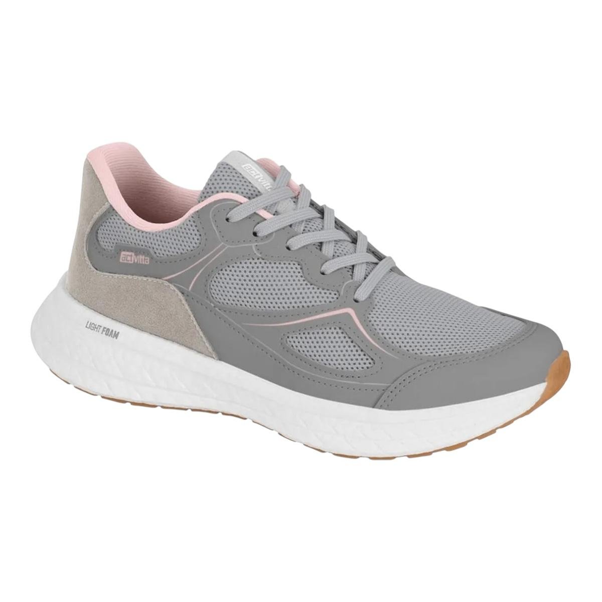 TENIS ACTVITTA FEMININO RUNNING CONFORTO 4841.113 CINZA