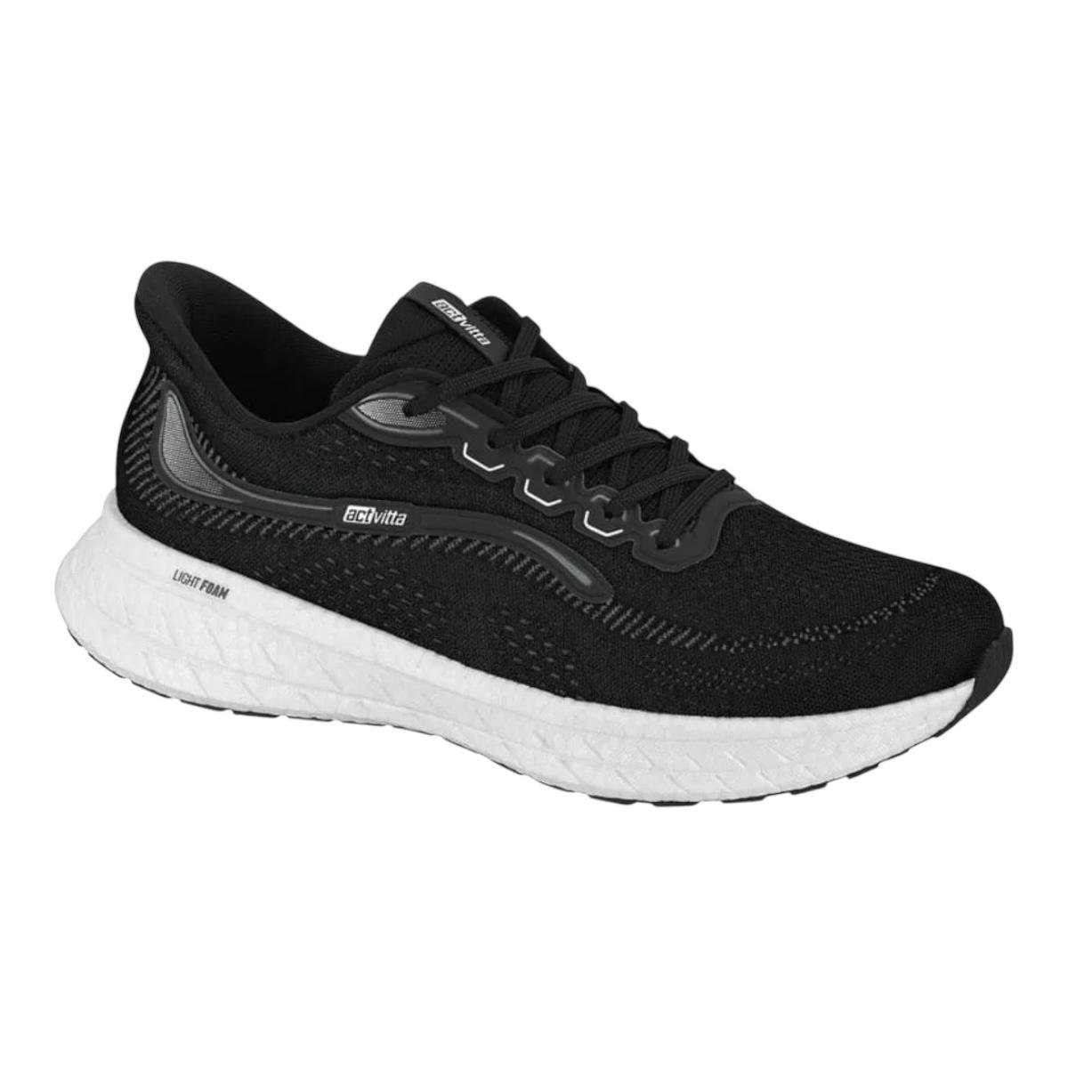 TENIS ACTVITTA MASCULINO RUNNING CONFORTO 4931.115 PRETO