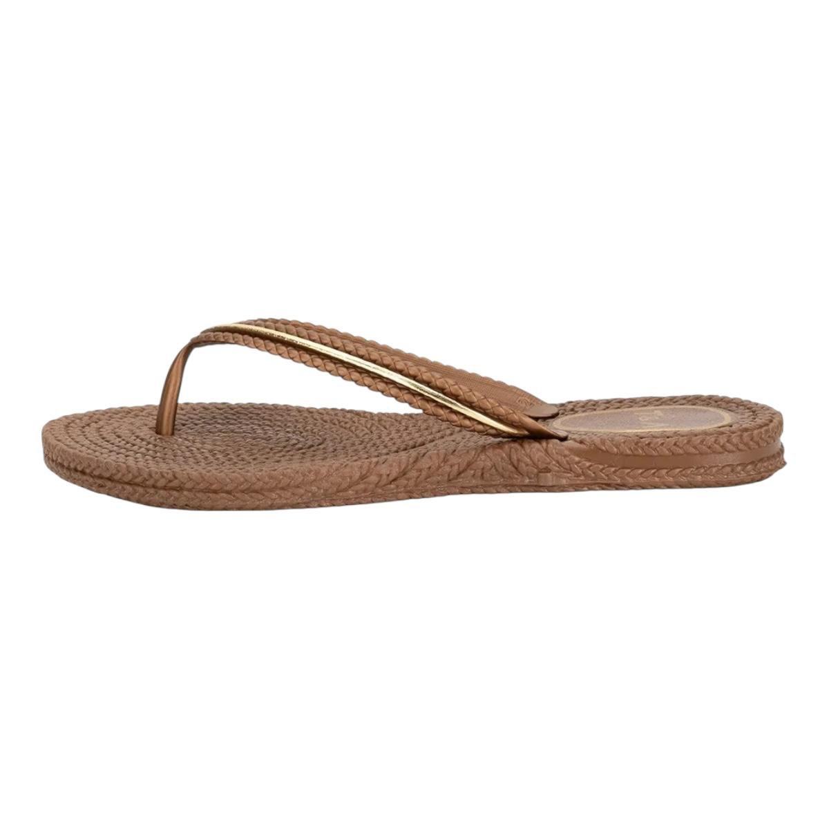 CHINELO TERRA & AGUA FEMININO RASTEIRO CASUAL 240713 MARROM