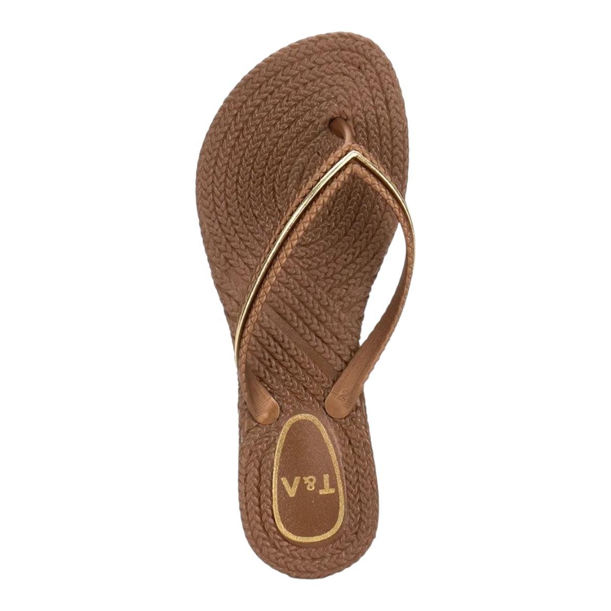 CHINELO TERRA & AGUA FEMININO RASTEIRO CASUAL 240713 MARROM Marrom 3