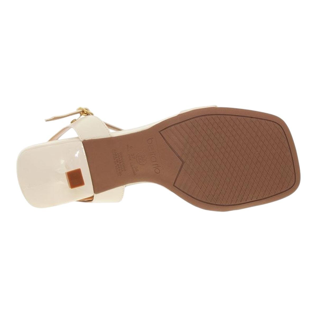 SANDALIA BEIRA RIO FEMININA SALTO MEDIO CASUAL 8490.315 OFF WHITE Off White 3