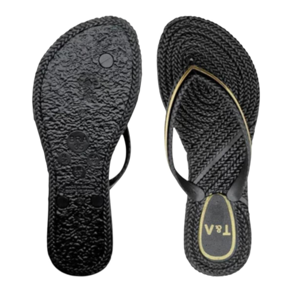 CHINELO TERRA & AGUA FEMININO RASTEIRO CASUAL 240713 PRETO Preto 4