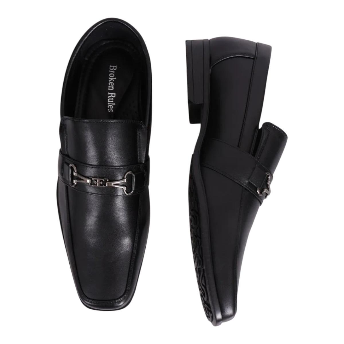 SAPATO BROKEN RULES MASCULINO SOCIAL 87142 PRETO Preto 3