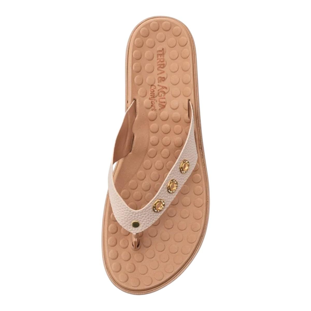 TAMANCO TERRA &amp; AGUA FEMININO FLATFORM CASUAL 471123 OFF WHITE Branco 2
