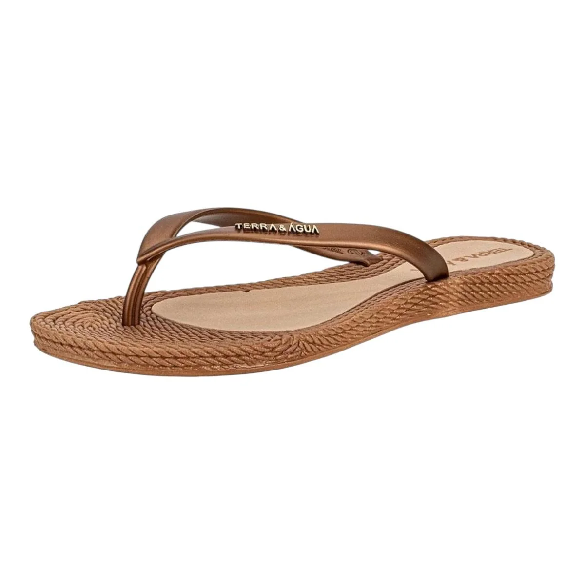 CHINELO TERRA & AGUA FEMININO RASTEIRO CASUAL 260902 CARAMELO Marrom 5