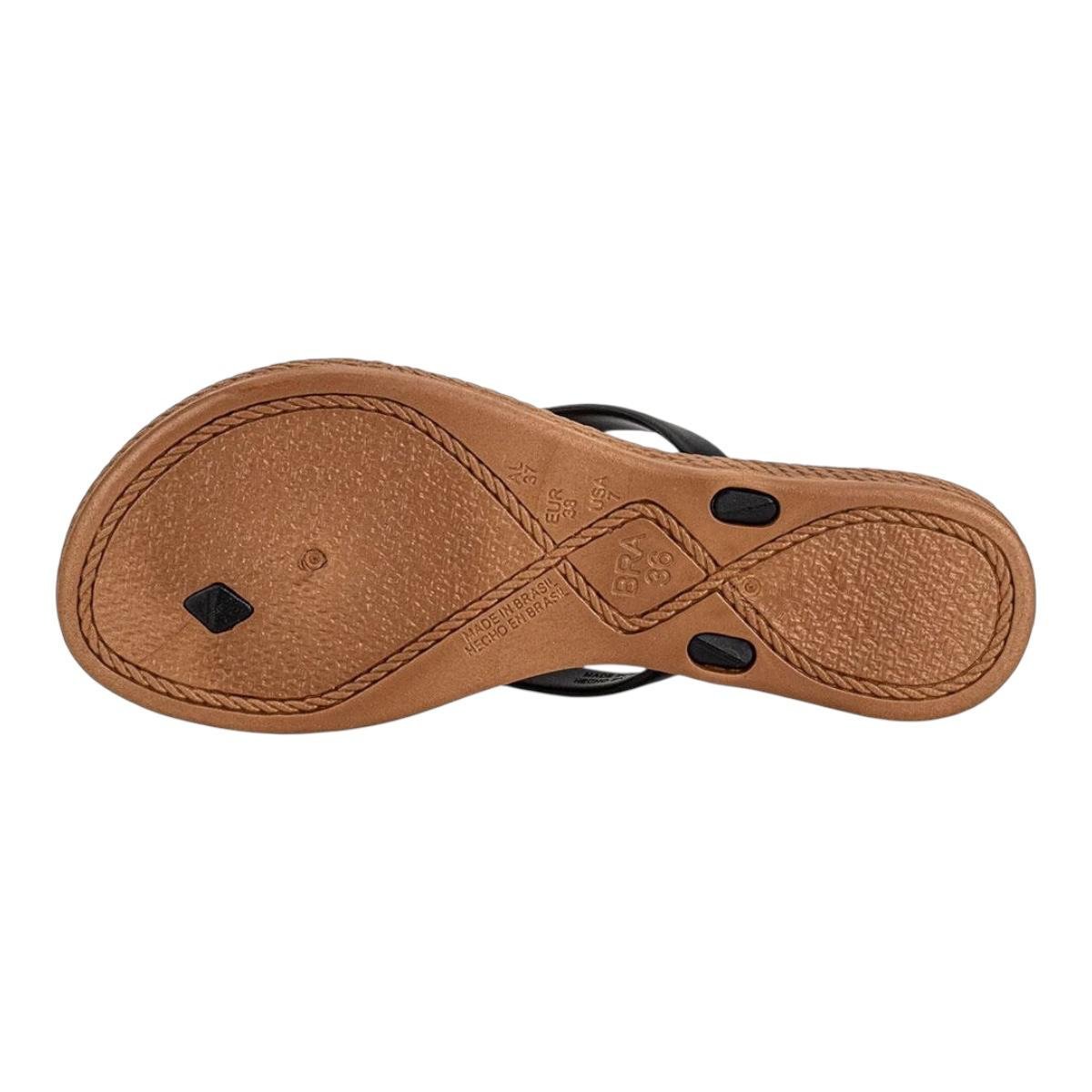 CHINELO TERRA & AGUA FEMININO RASTEIRO CASUAL 260902 PRETO Marrom 4