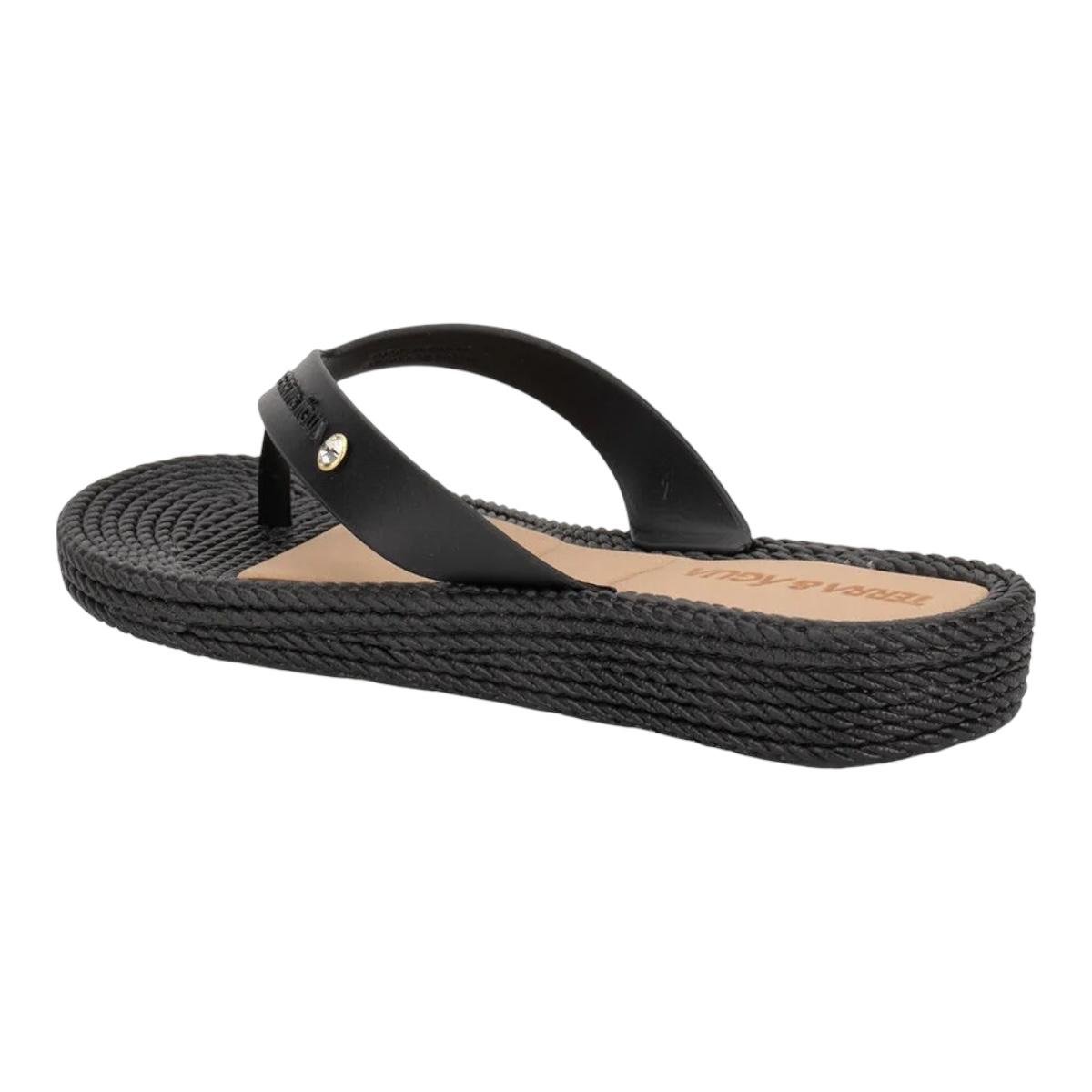 TAMANCO TERRA &amp; AGUA FEMININO FLAT CASUAL 210012 PRETO Preto 5