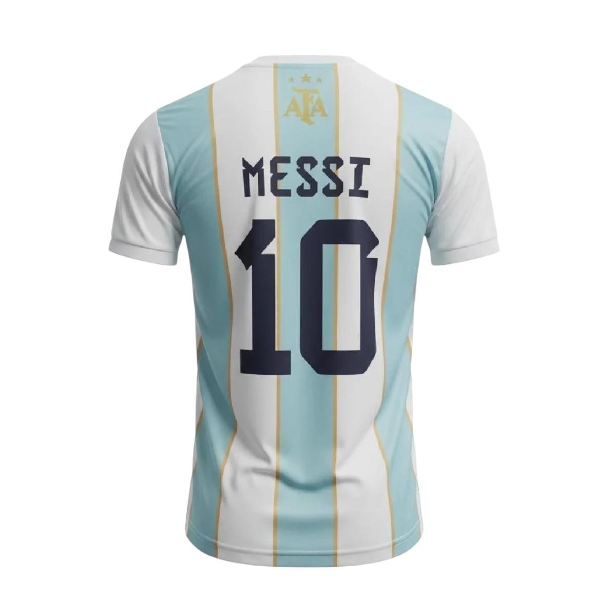 CAMISETA BALBOA MASCULINO CASUAL DRY FIT ARGENTINA I14789AFA BRANCO Branco/Azul 3