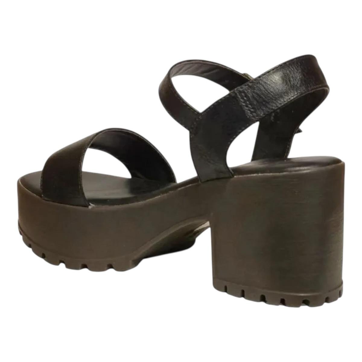 SANDALIA QUIZ FEMININA SALTO MEDIO PLATFORMA CASUAL 69-1935-02 PRETO Preto 4