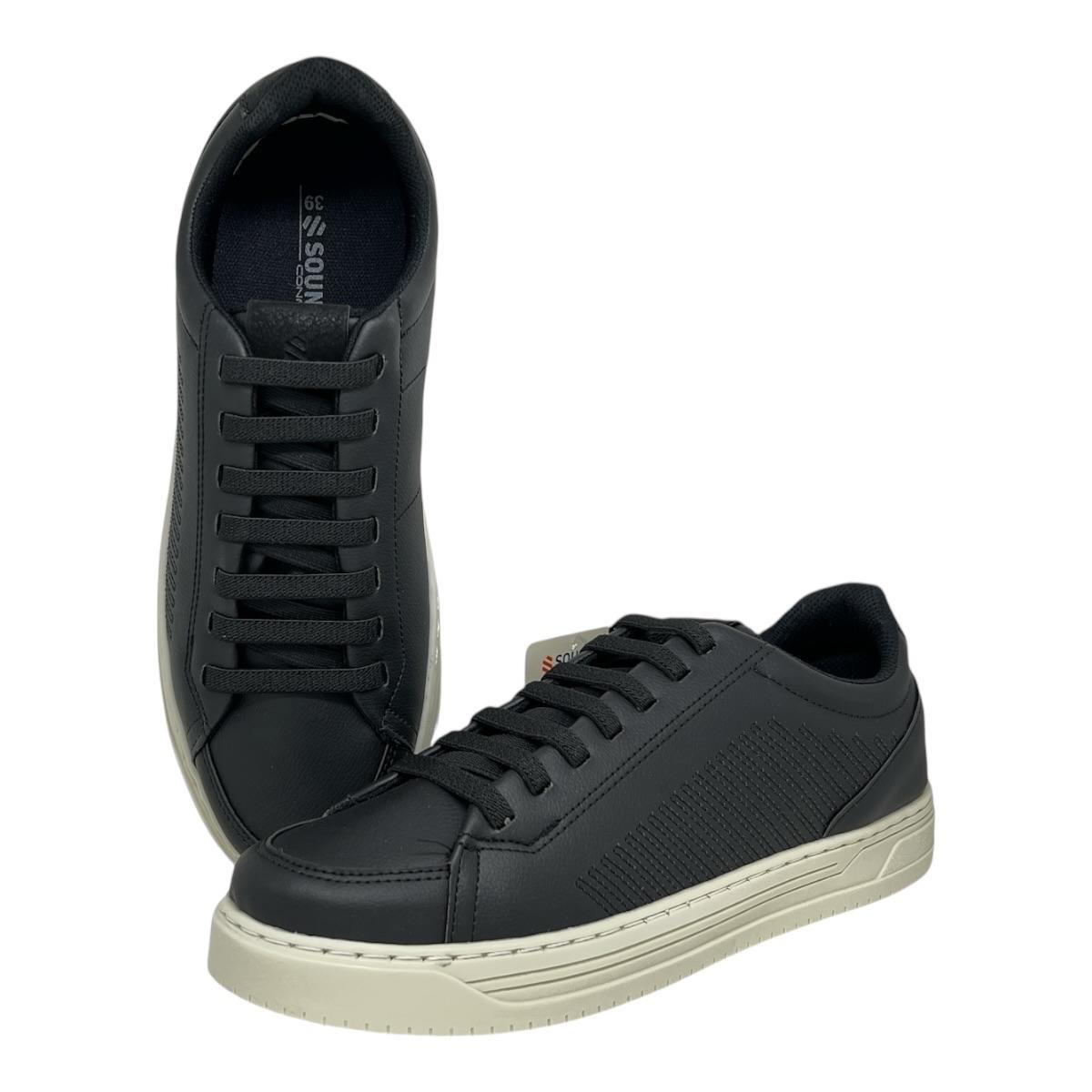 SAPATENIS SOUND MASCULINO CALCE FACIL CASUAL SE253 PRETO Preto 3