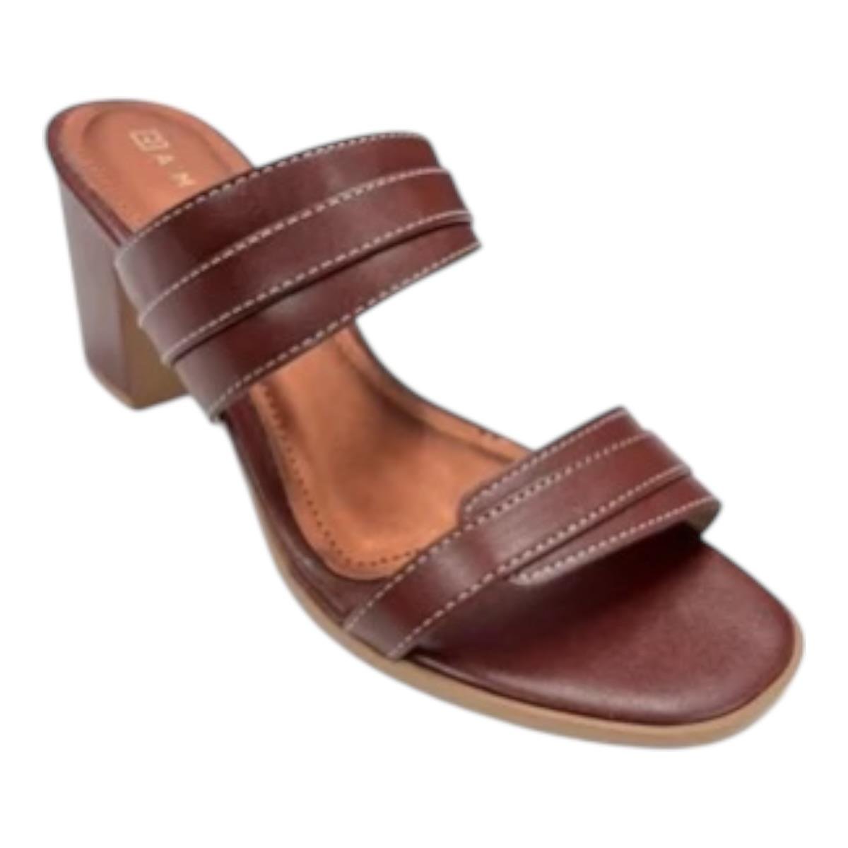 TAMANCO RAMARIM FEMININO SALTO MEDIO CASUAL 25-31101 MARROM Marrom 3