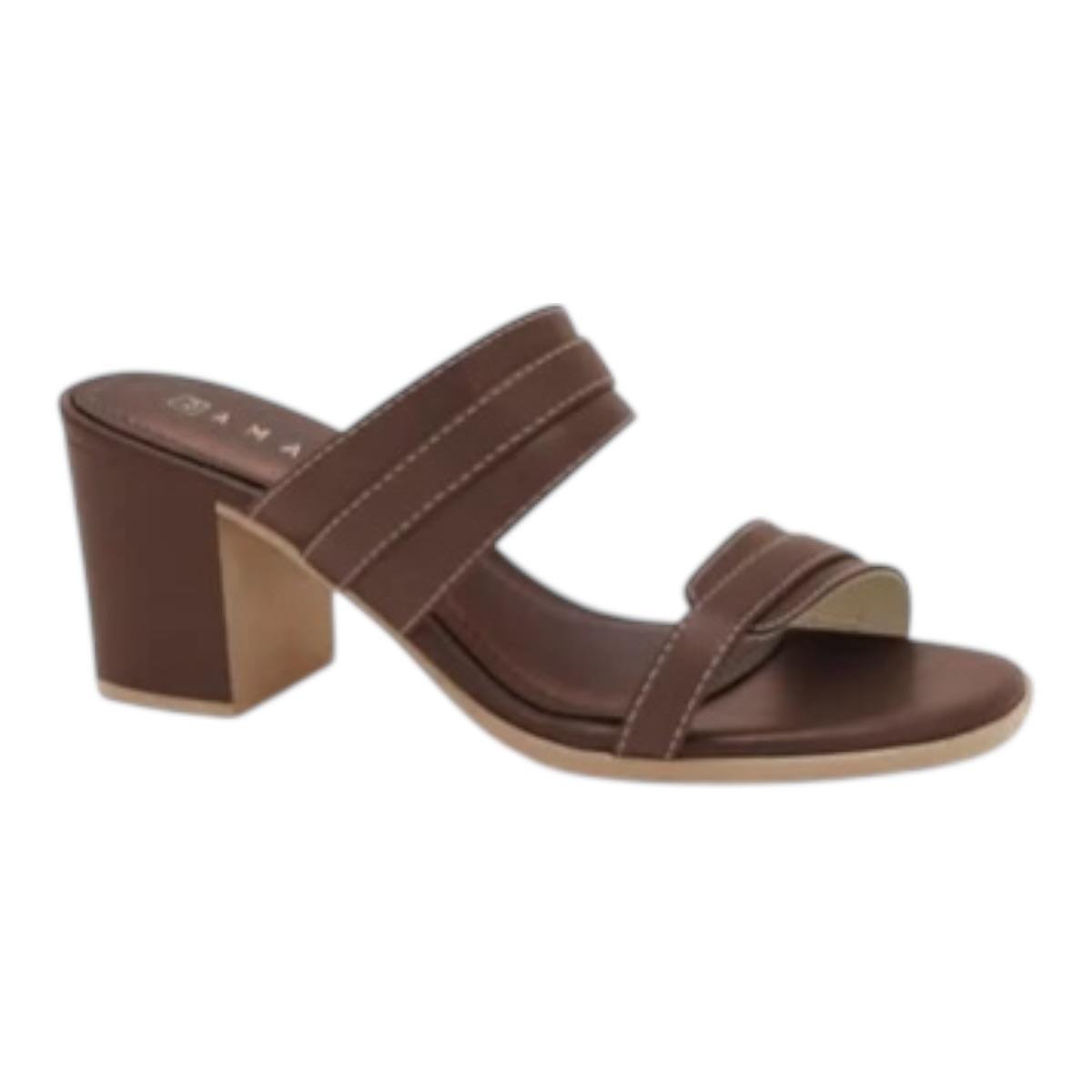 TAMANCO RAMARIM FEMININO SALTO MEDIO CASUAL 25-31101 MARROM Marrom 2