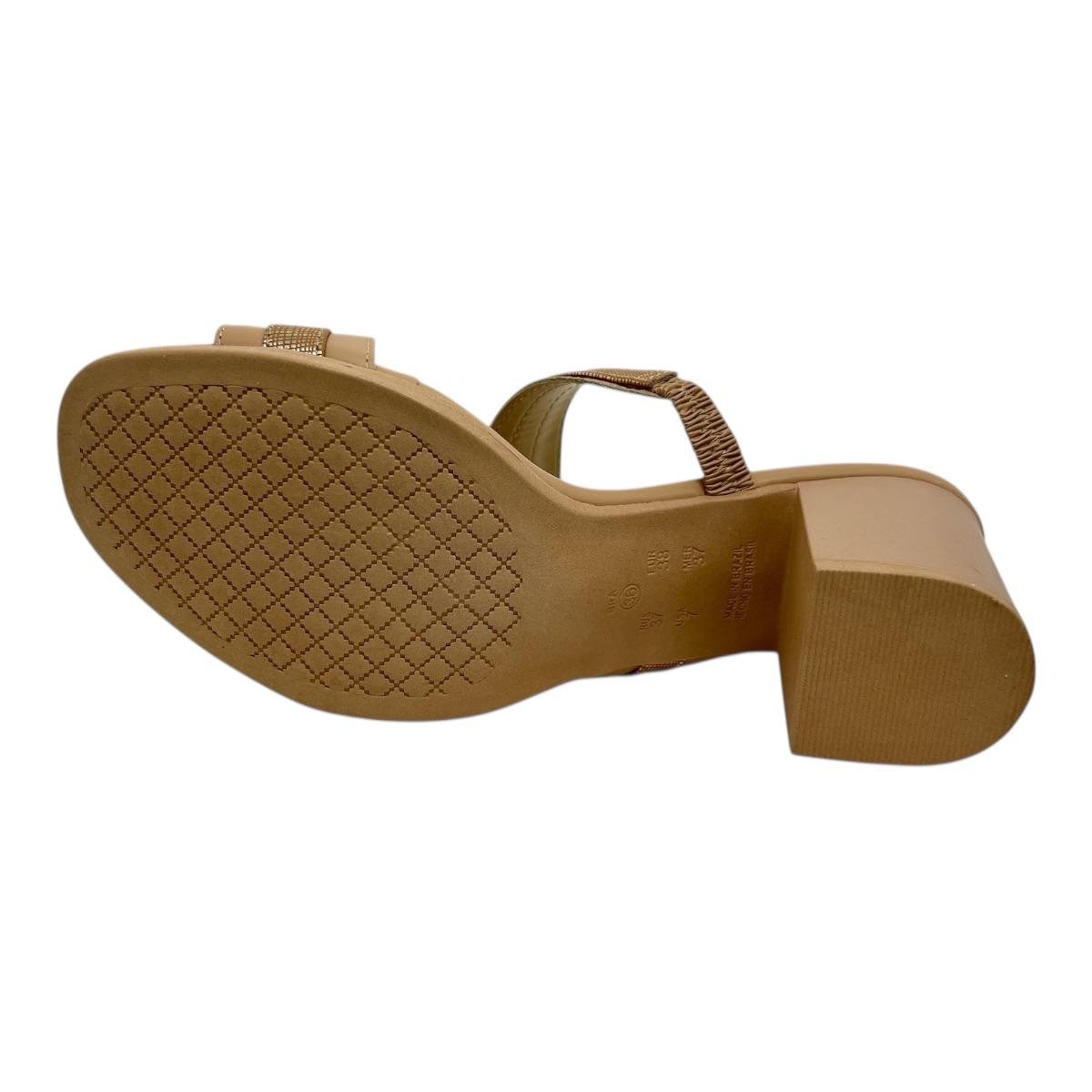 TAMANCO RAMARIM FEMININO SALTO MEDIO CASUAL 25-31101 CARAMELO Marrom 4