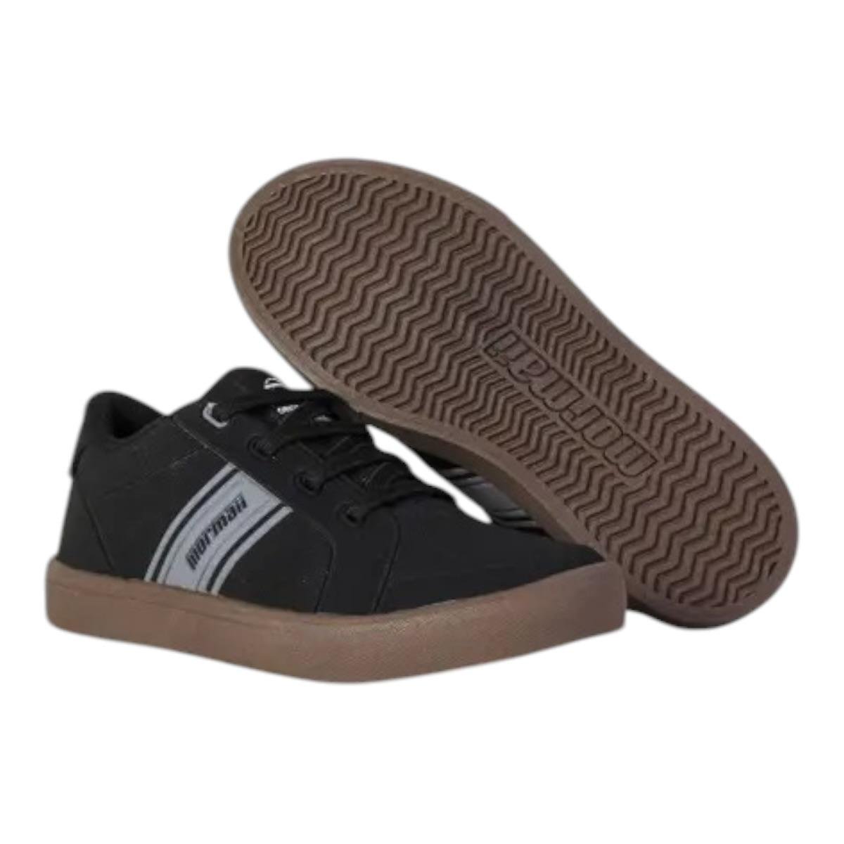 TENIS MORMAI INFANTIL MENINO URBAN MALTA JR EASY CASUAL 205019 PRETO Preto 3