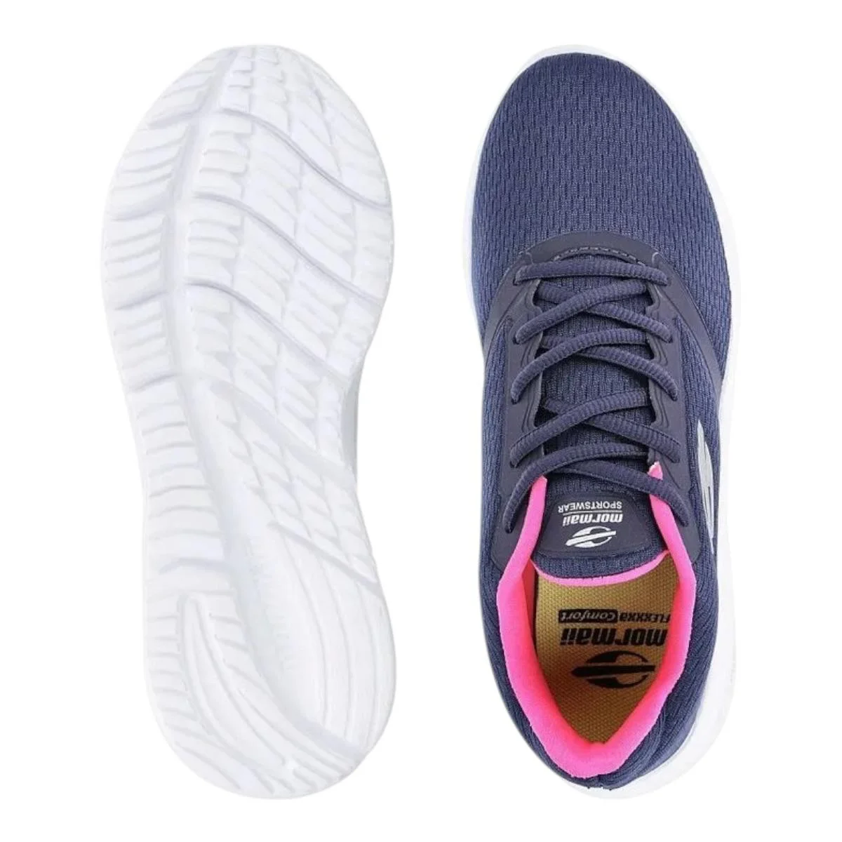 TENIS MORMAI FEMININO RUNNING CONFORTO FIRE 2 204115 MARINHO Azul 2