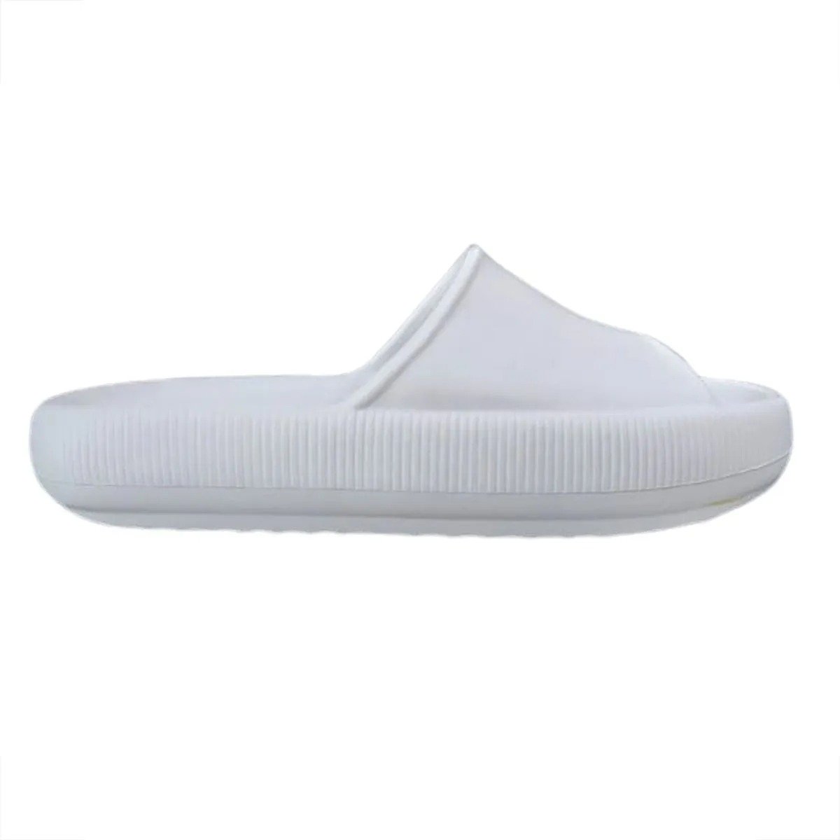 CHINELO NUVY FEMININO SLIDE PLATAFORMA NUVEM CASUAL 1500.NV0013 BRANCO
