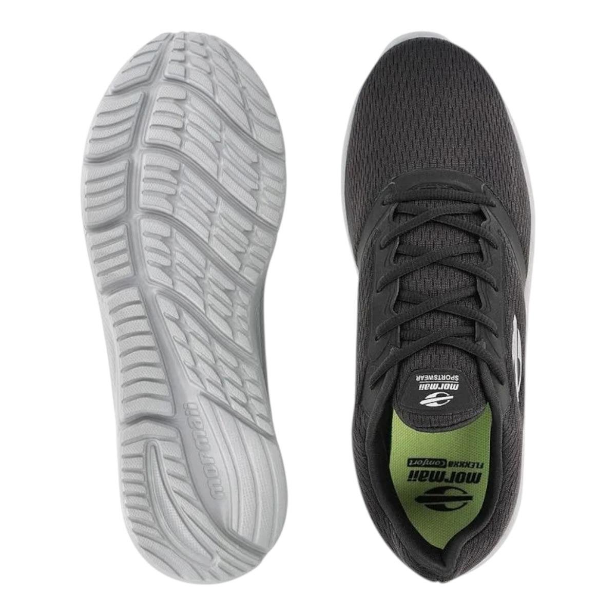 TENIS MORMAI MASCULINO RUNNING CONFORTO FIRE 2 204115 PRETO Preto 2
