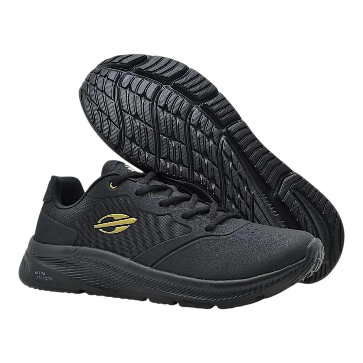 TENIS MORMAI MASCULINO RUNNING CONFORTO FREE RUN 204113 PRETO Preto 3
