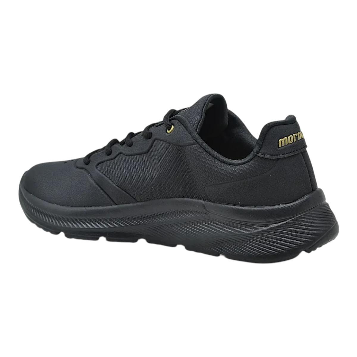 TENIS MORMAI MASCULINO RUNNING CONFORTO FREE RUN 204113 PRETO Preto 4