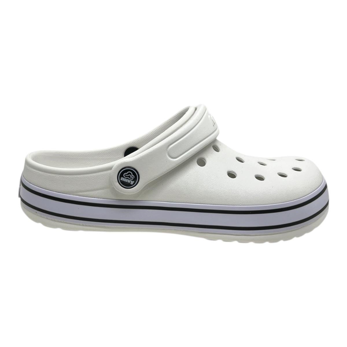 SANDALIA BABUCHE NUVY FEMININO BAND2 CASUAL 1500.NV0002/2F BRANCO