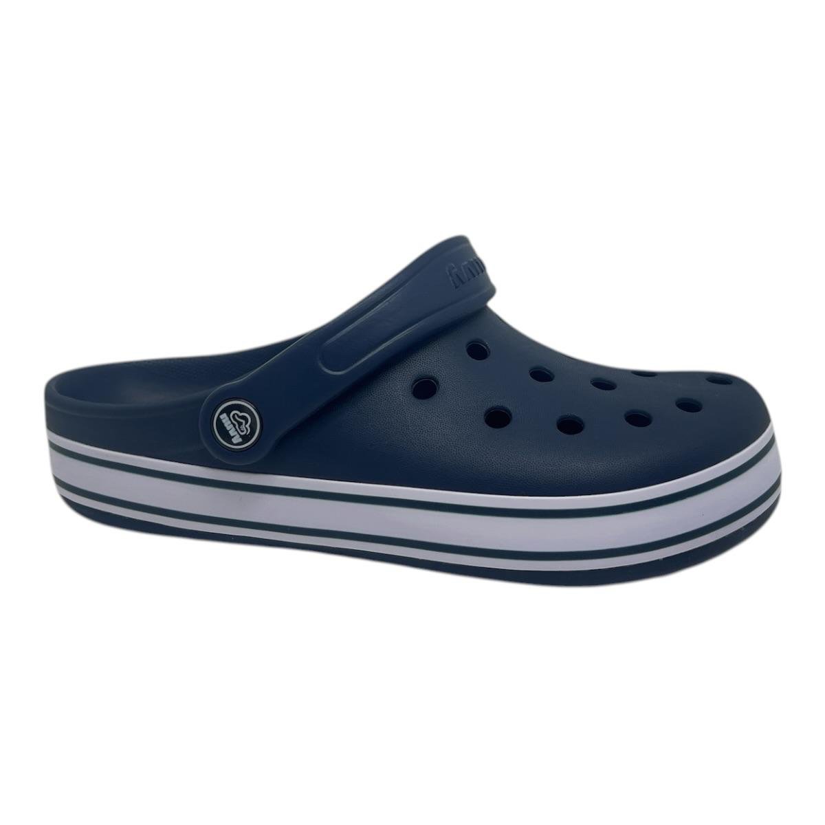 SANDALIA BABUCHE NUVY FEMININO BAND2 CASUAL 1500.NV0002/2F MARINHO Azul Marinho 2
