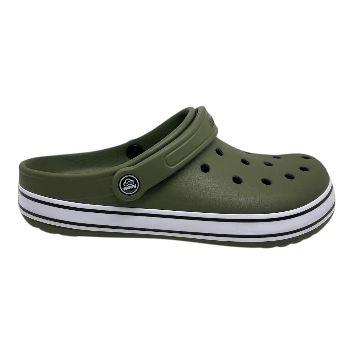 SANDALIA BABUCHE NUVY MASCULINO BAND2 CASUAL 1500.NV0002/2M VERDE