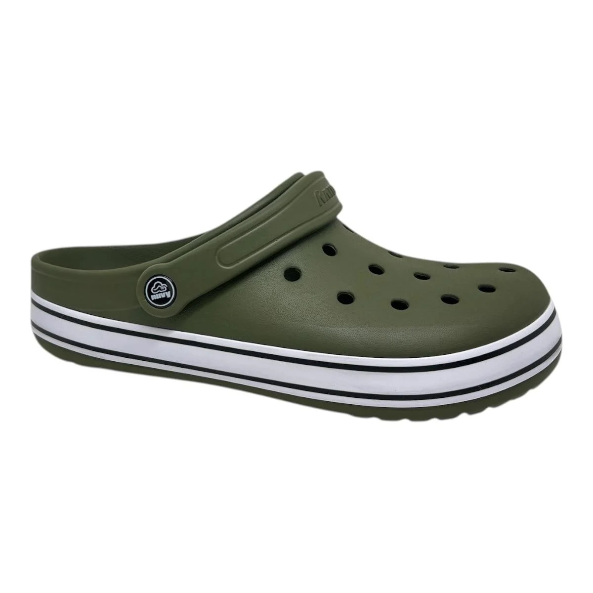 SANDALIA BABUCHE NUVY MASCULINO BAND2 CASUAL 1500.NV0002/2M VERDE Verde 2