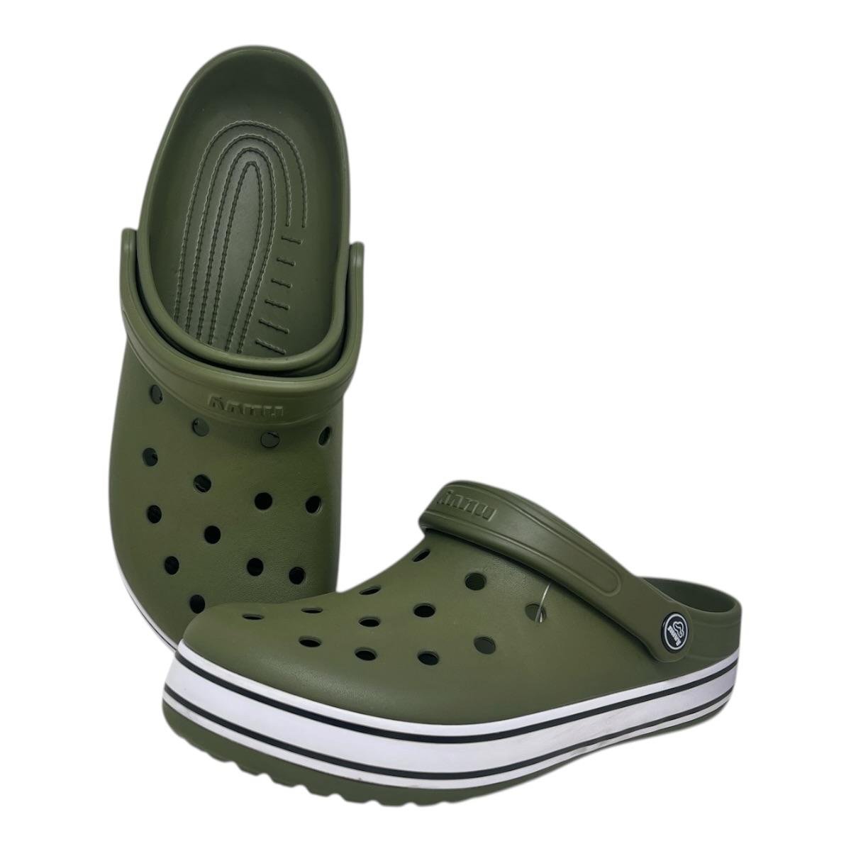 SANDALIA BABUCHE NUVY MASCULINO BAND2 CASUAL 1500.NV0002/2M VERDE Verde 3