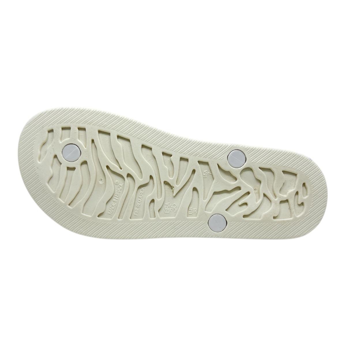 SANDALIA MISS LOVE FEMININA PLATAFORMA CASUAL PR-210 OFF WHITE Branco 4