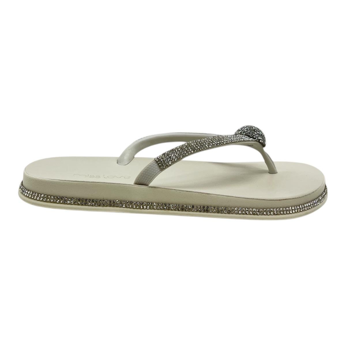 TAMANCO MISS LOVE FEMININO PLATAFORMA CASUAL PR-204 OFF WHITE