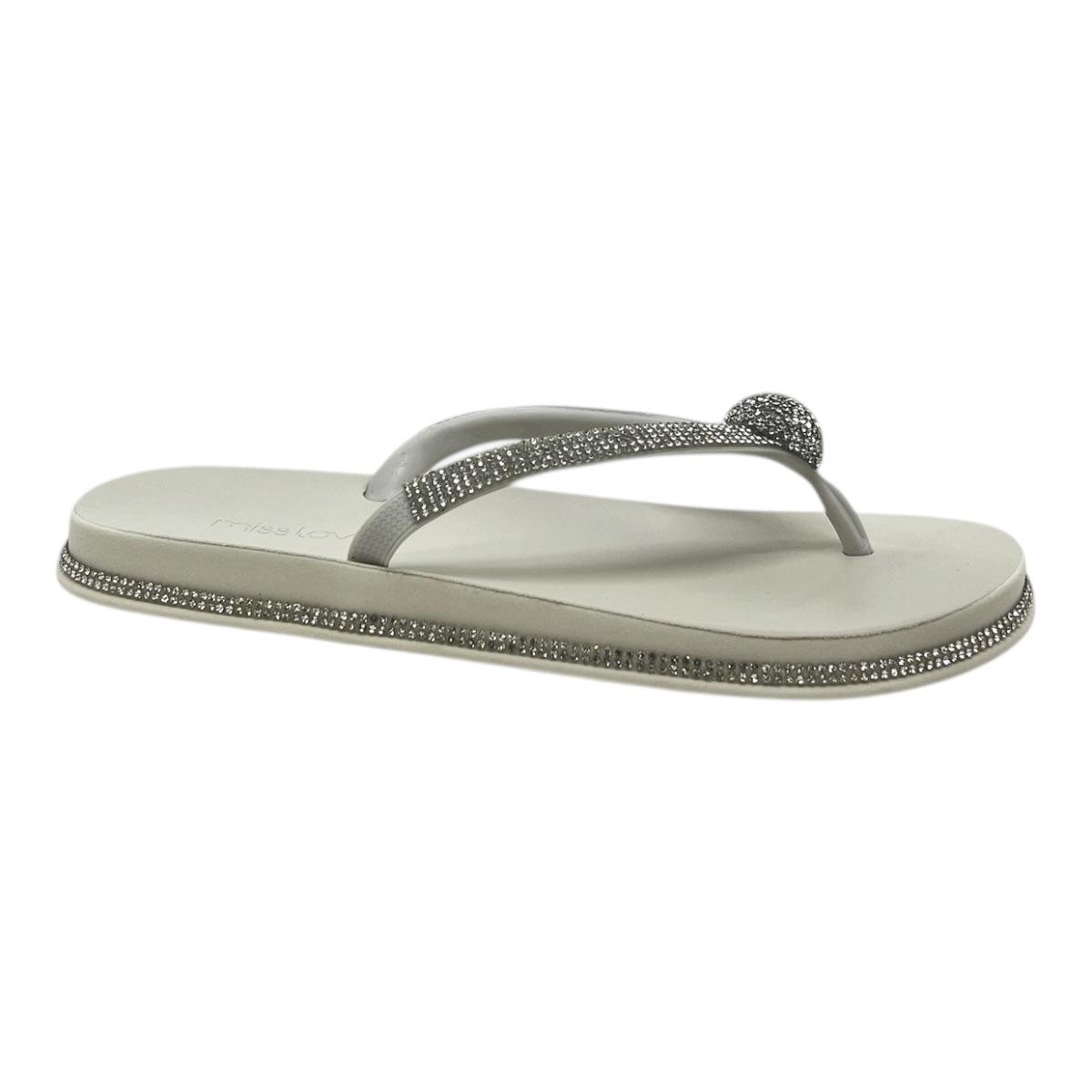 TAMANCO MISS LOVE FEMININO PLATAFORMA CASUAL PR-204 OFF WHITE Branco 2