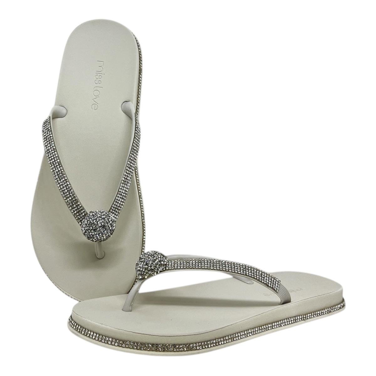 TAMANCO MISS LOVE FEMININO PLATAFORMA CASUAL PR-204 OFF WHITE Branco 3